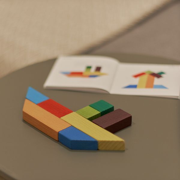 Головоломка дерев'яна Танграм 8 елементів 900446 фото