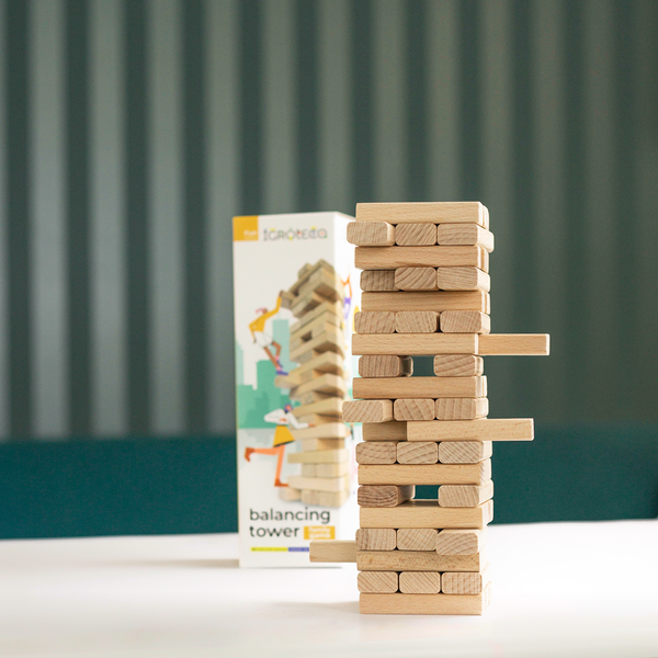 Вежа-балансир Дженга дерев'яна IG-jenga фото